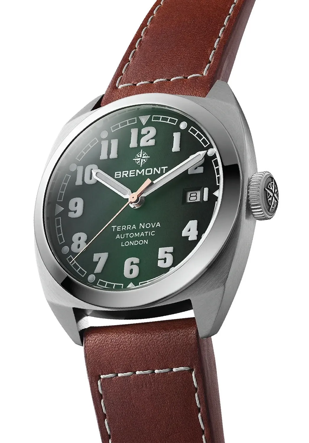Bremont Terra Nova 40.5 Date Green Leather