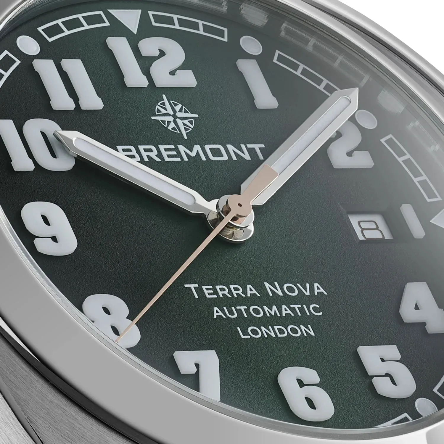 Bremont Terra Nova 40.5 Date Green Leather