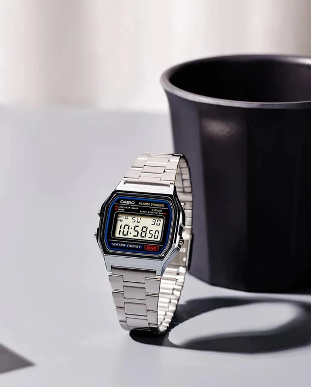 Casio - A158WA-1A Digital Watch - Silver