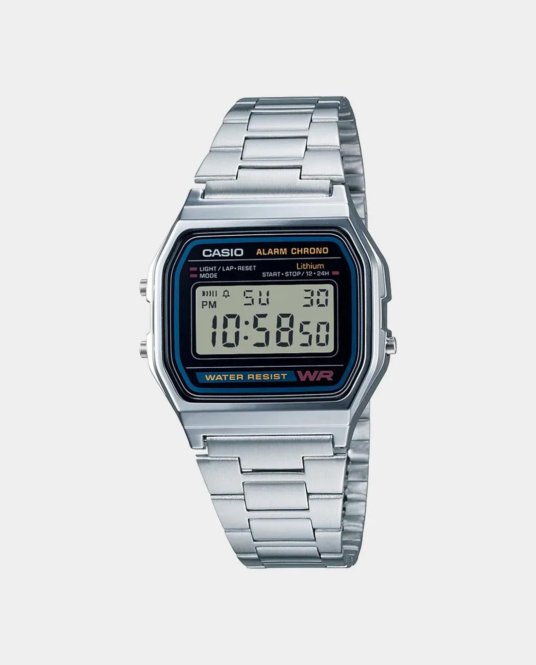 Casio - A158WA-1A Digital Watch - Silver