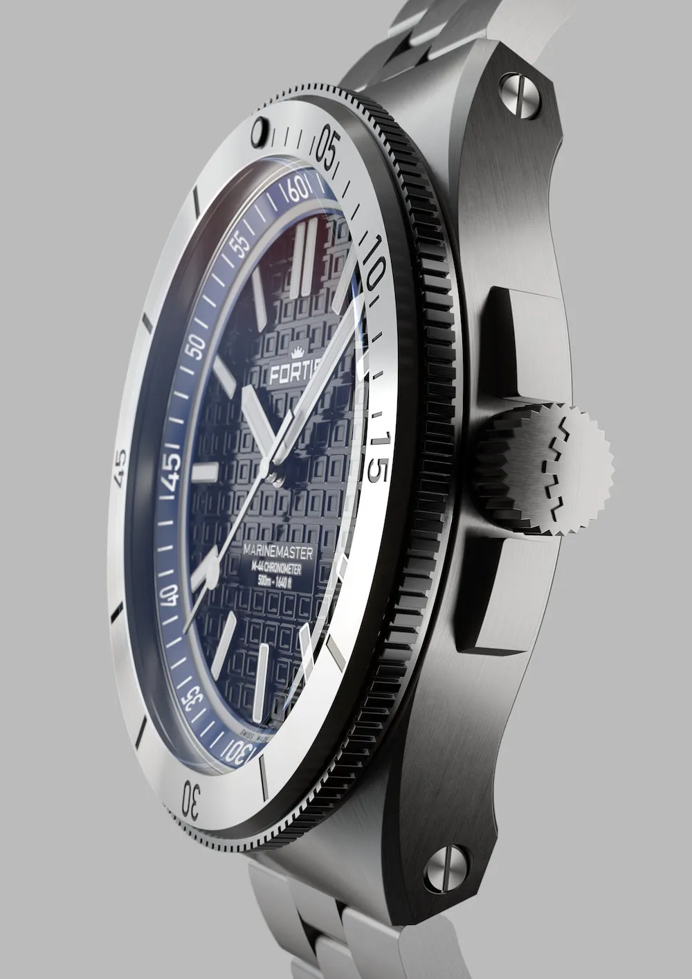 Fortis Marinemaster M 44 Ocean Blue Bracelet