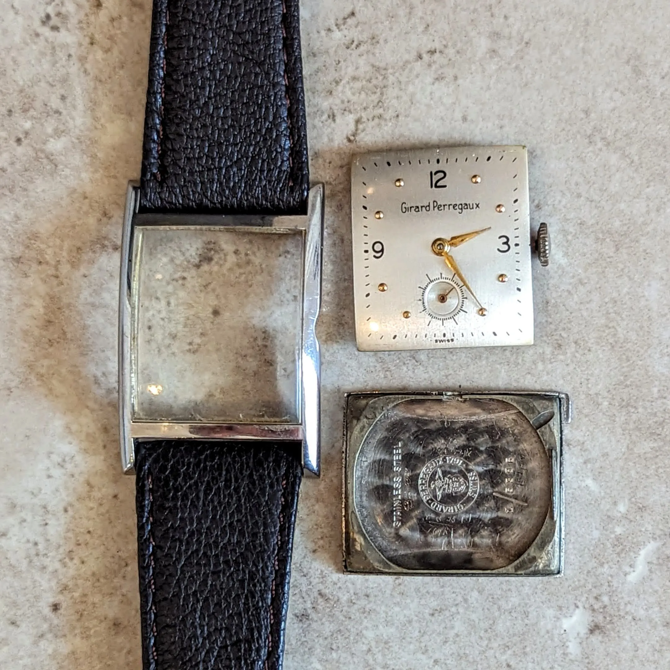 GIRARD-PERREGAUX 1791 Wristwatch Cal. GP91 17 Jewels 2ADJ Swiss Watch