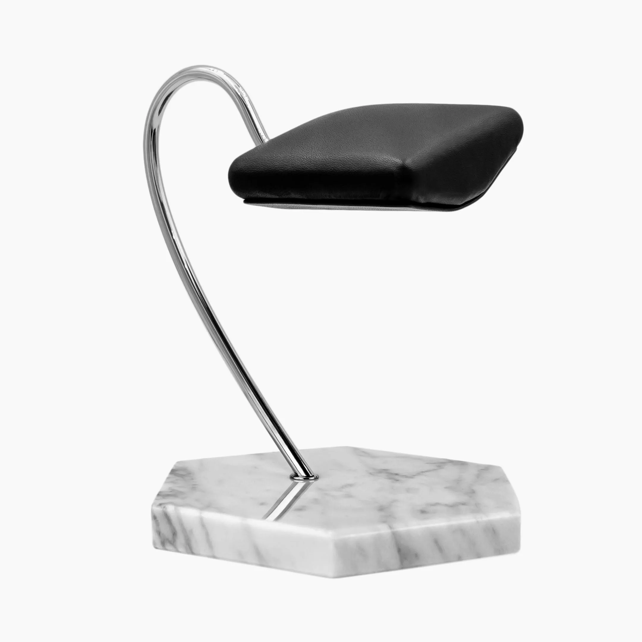 Hexagonal Luxury Watch Stand - Single Cushion - White