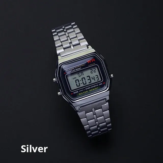 Men's Digital Display Retro Style Watch