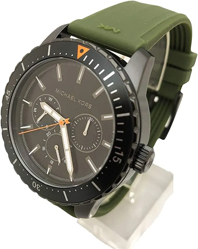 Michael Kors Cunningham Multifunctional Green Strap Men's Watch MK7165