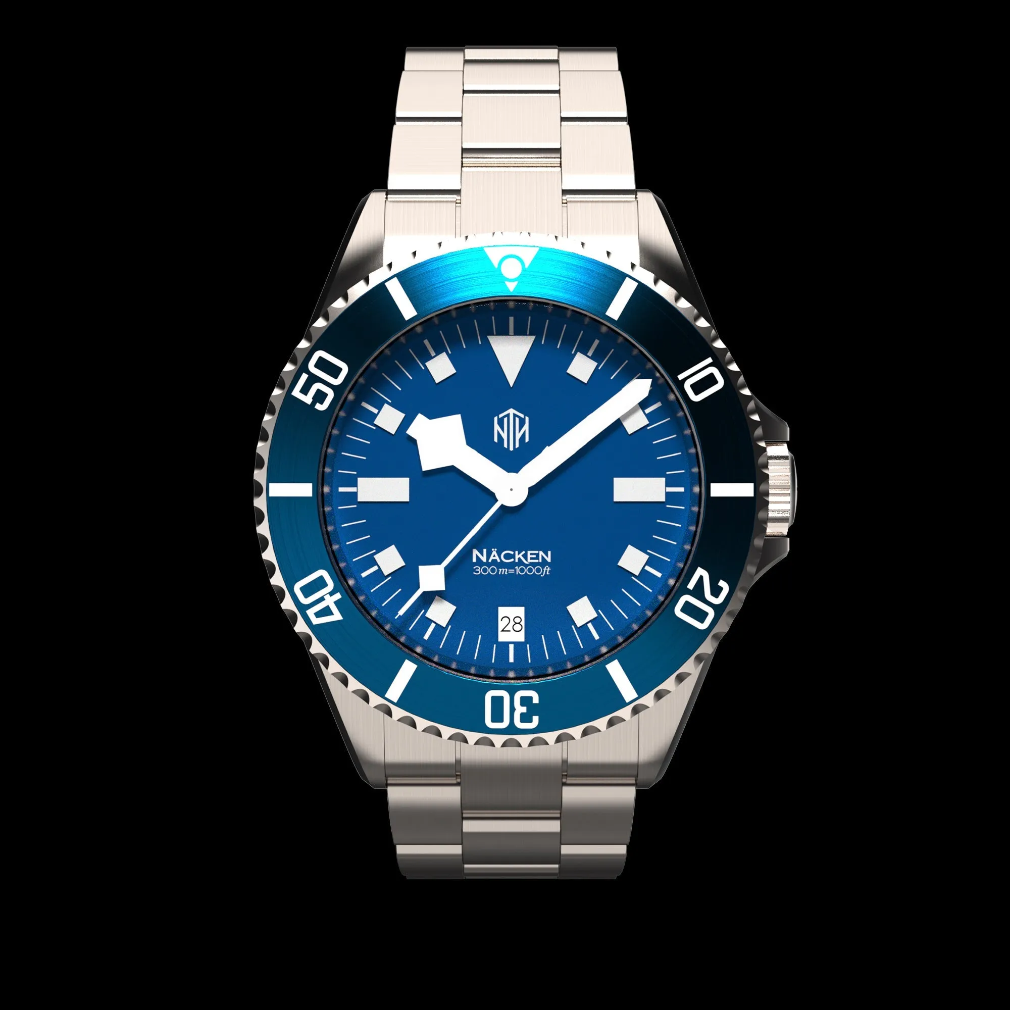 NTH Nacken - Modern Blue with Date
