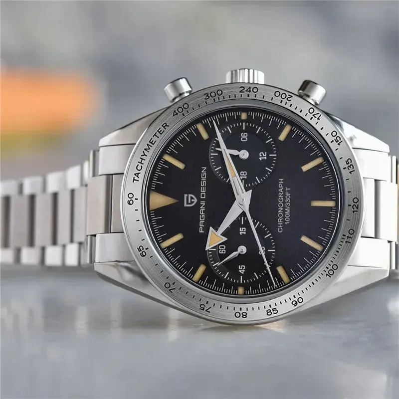 PAGANI DESIGN 1766 Quarzuhr mit Chronograph & VK64 Uhrwerk