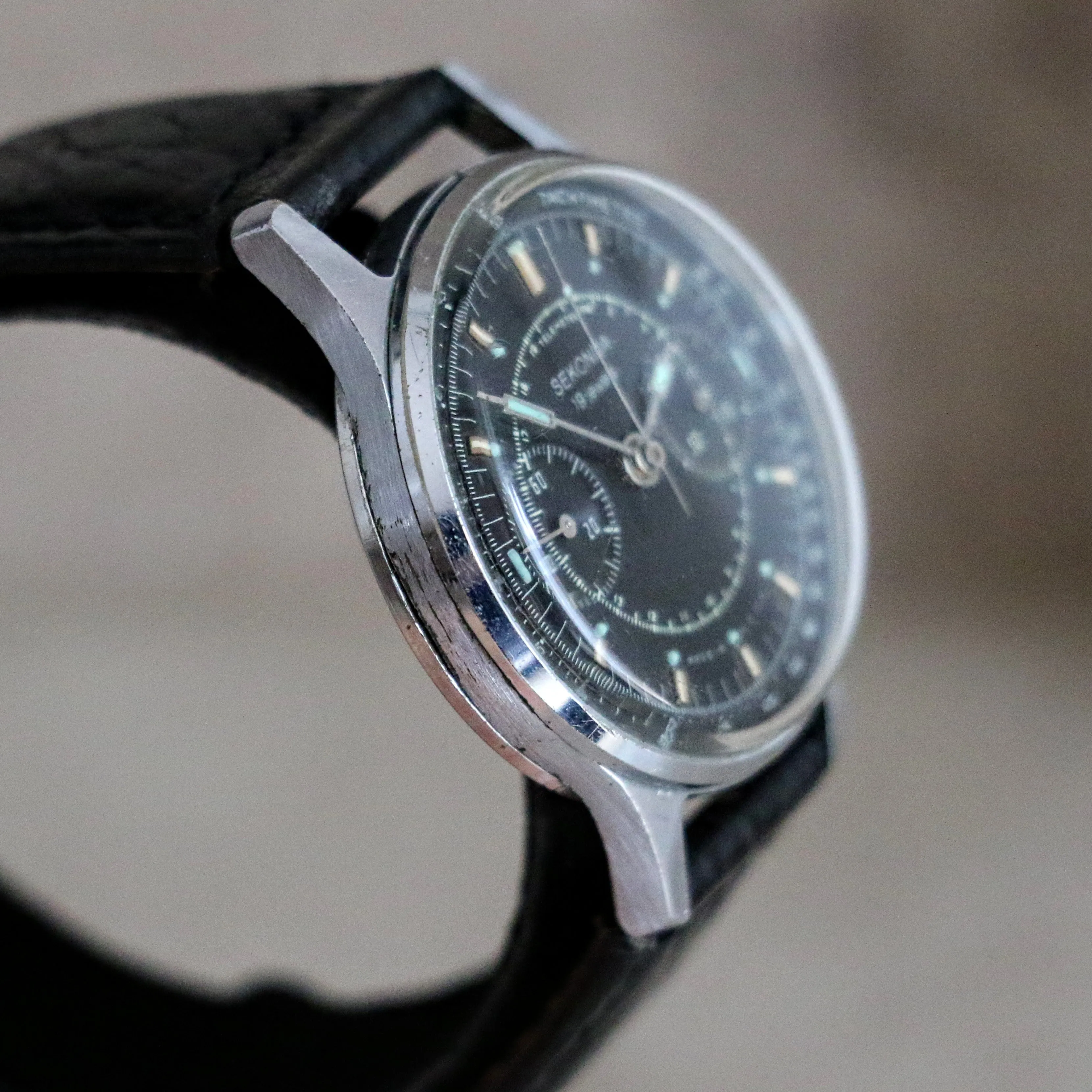 SEKONDA Poljot Chronograph Wristwatch 19 Jewels Made in U.S.S.R. Watch