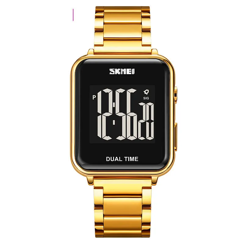 SKMEI 1852 Multifunctional Sports Watch w/ Stainless Steel Band