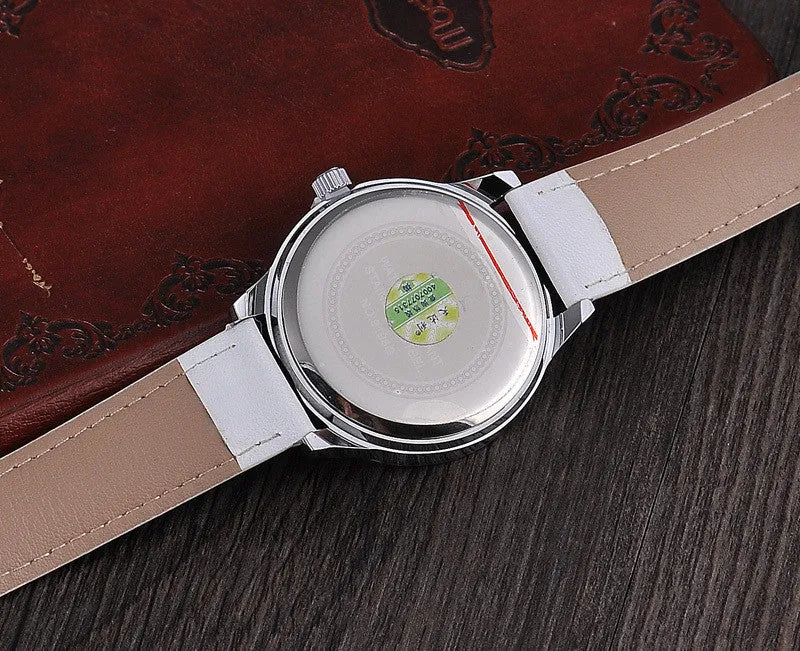 Woman Fashion Watch SKONE Brand Clock Genuine Leather Watch Imitation Diamond Watch Tree Design Dress watch
